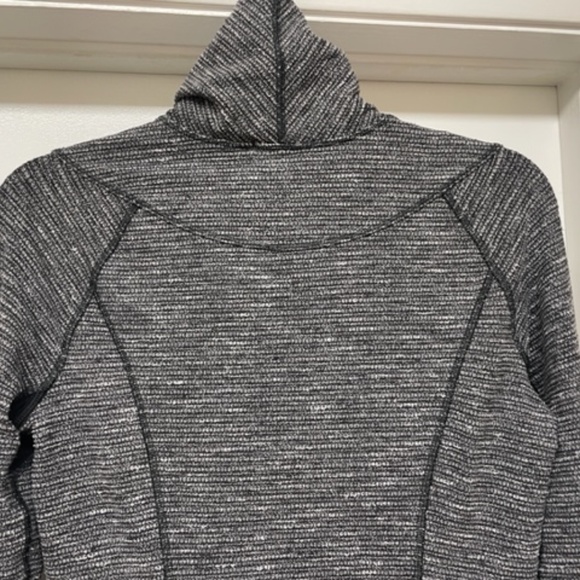 Lululemon Think Fast Pullover Zip Coco Pique Black Cuffins - Picture 8 of 11